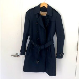 burberry cotton and wool coat